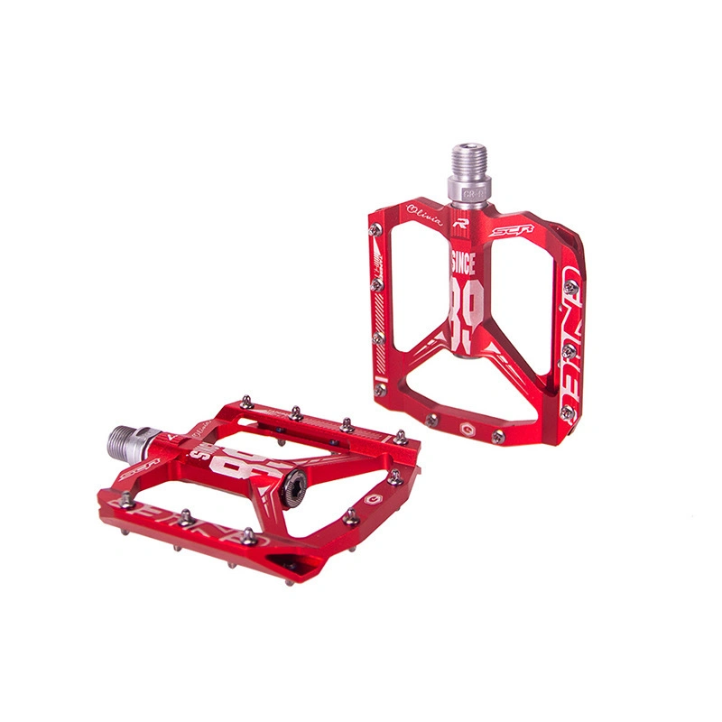 Bicycle Aluminum Alloy Pedal Wide Flat Plate Comfortable Pedal Mountain Bike Du Peilin Bearing Pedal