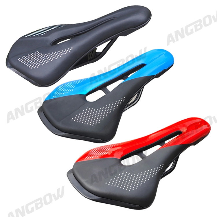 Bike Saddle Leather MTB Bicycle Saddle Ventilated Soft Comfortable Road Bicycle Seat Mountain Bicycle Parts