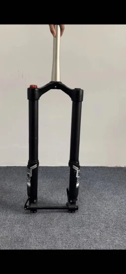 Snow Bike Air Suspension Through Axle Fork Bicycle Front Fork